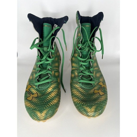 Notre Dame Football 2015 Team Issued Under Armour Cleat 15 - Picture 1 of 4